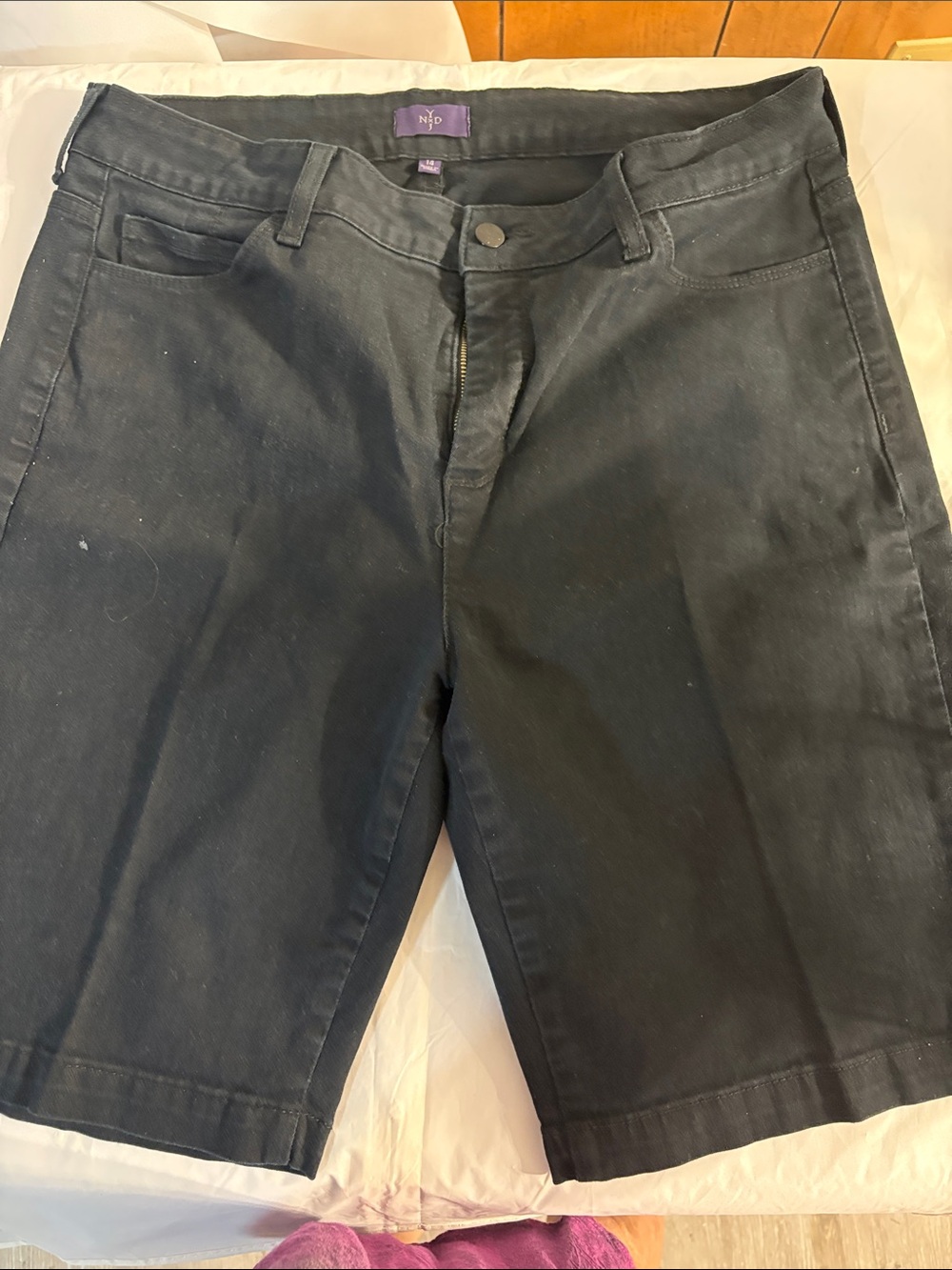 NYDJ Black Men's Jean Shorts